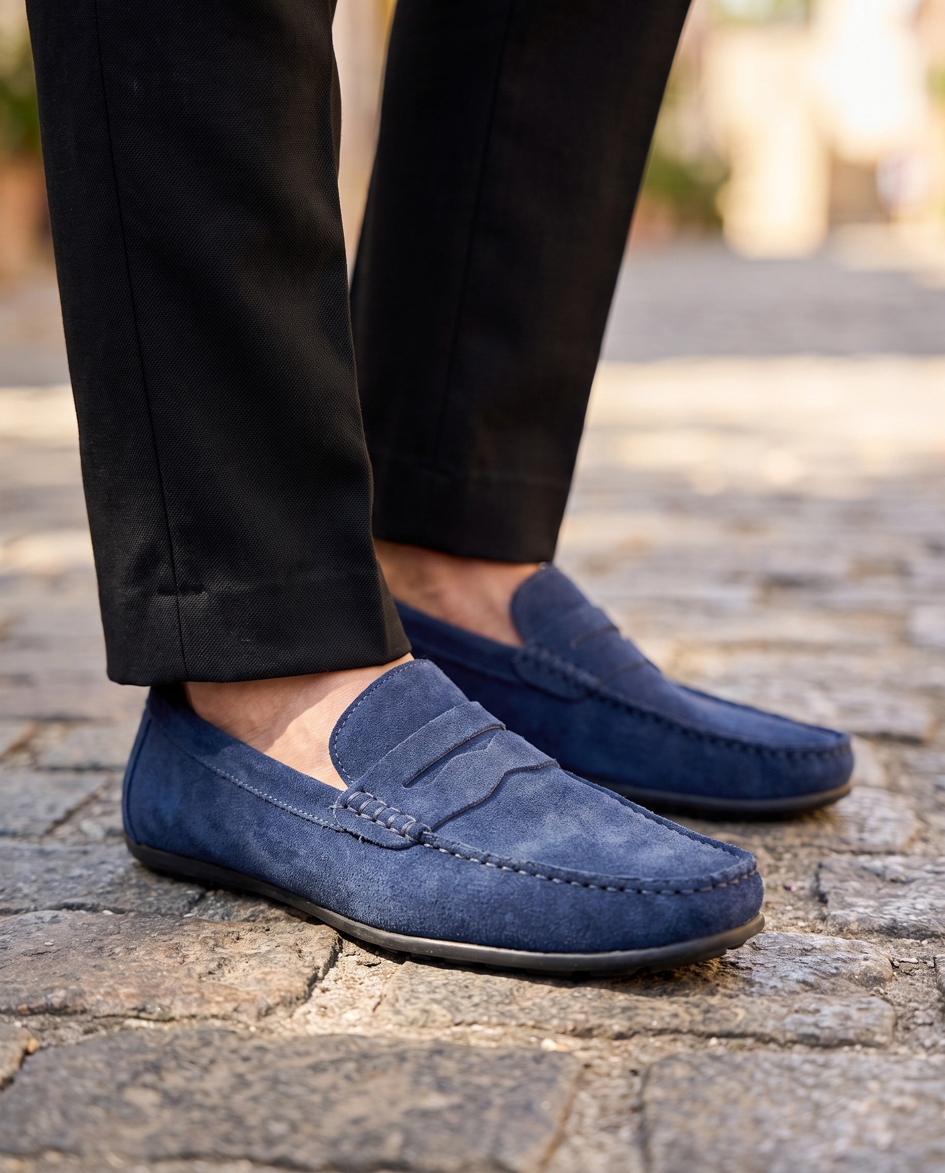 Veloce Genuine Suede Loafers