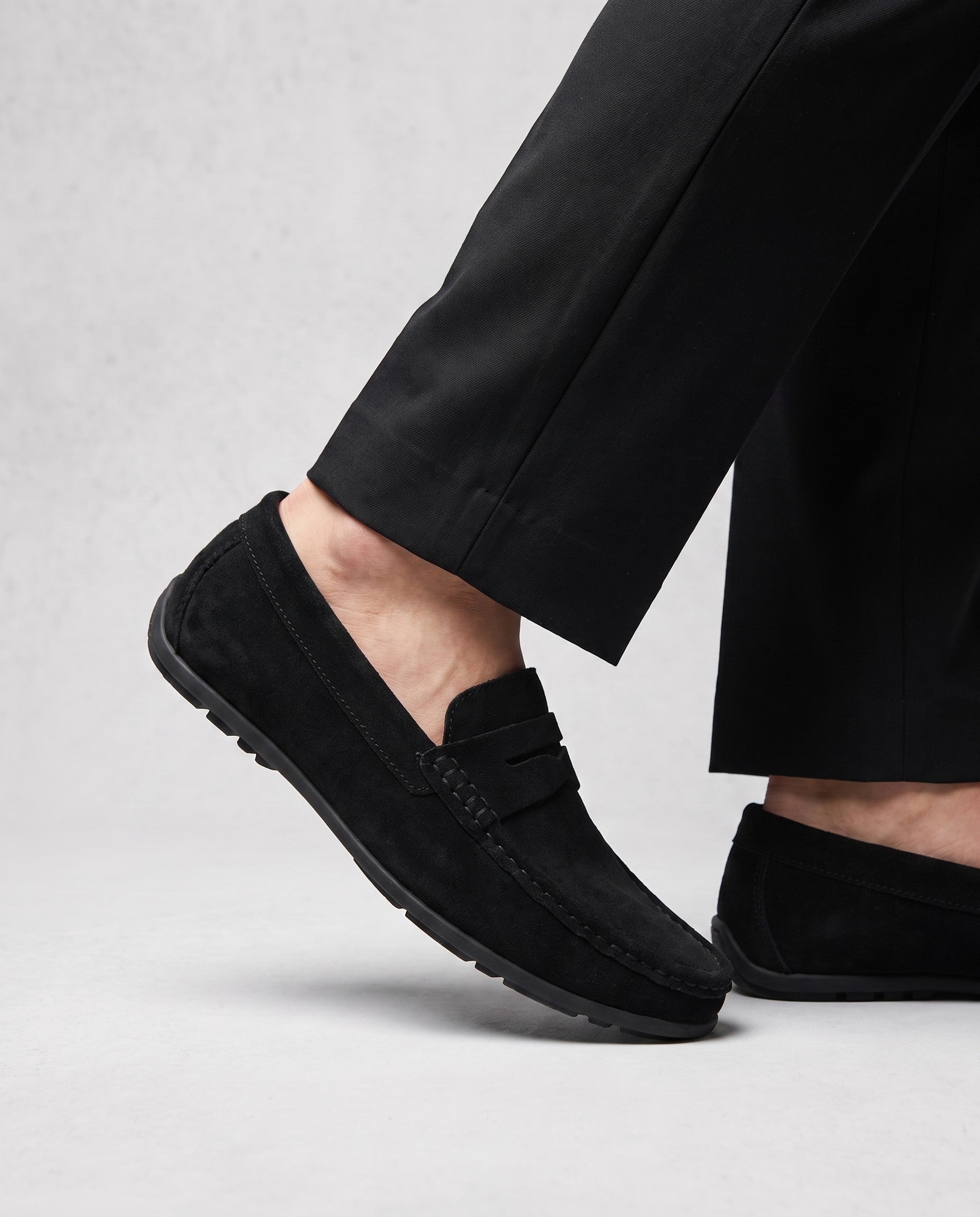 Veloce Genuine Suede Loafers