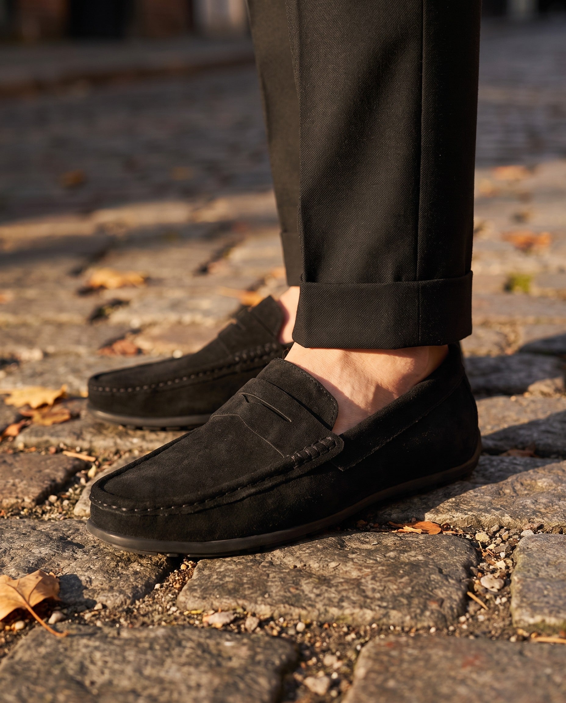 Veloce Genuine Suede Loafers