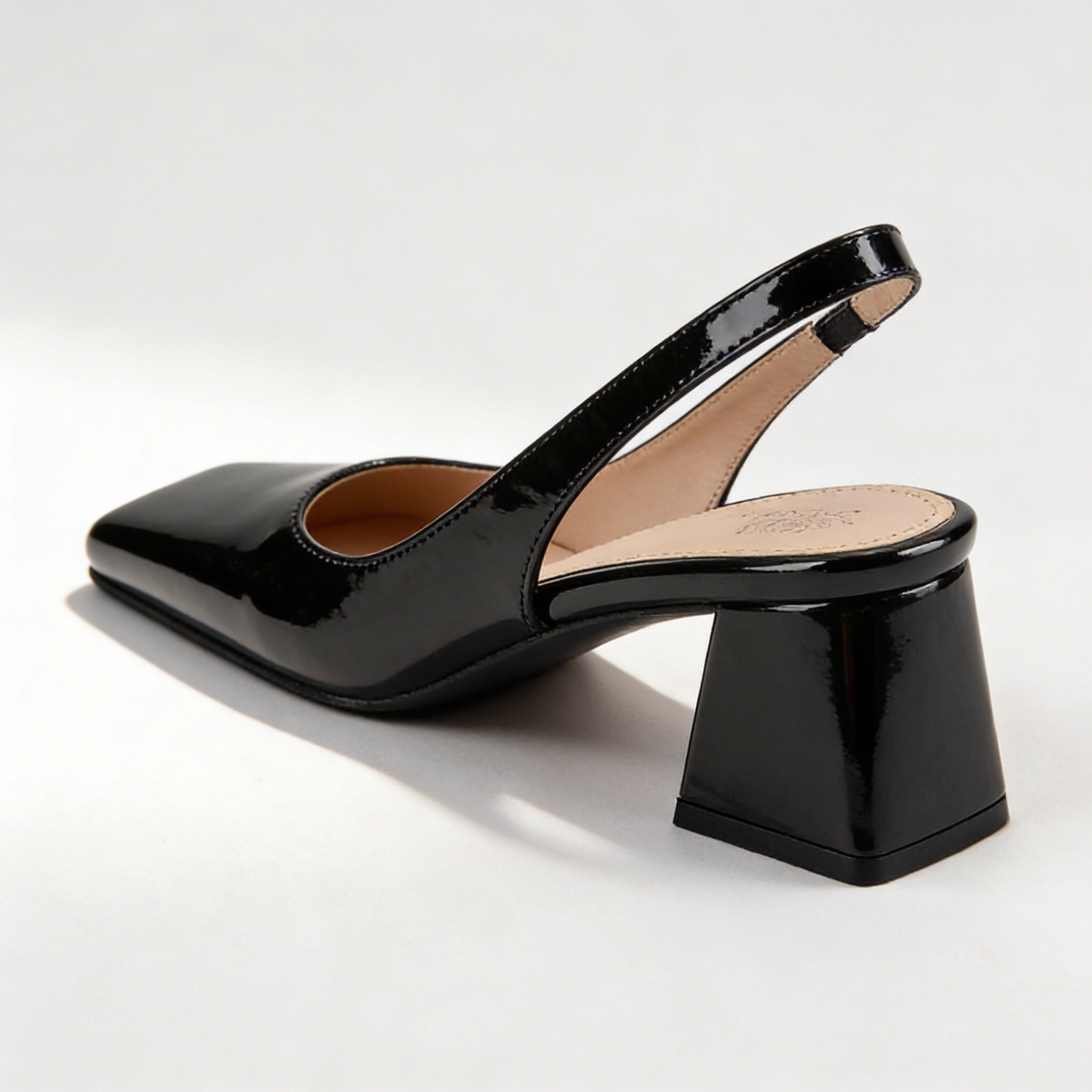 Verona Genuine Leather Block Heels