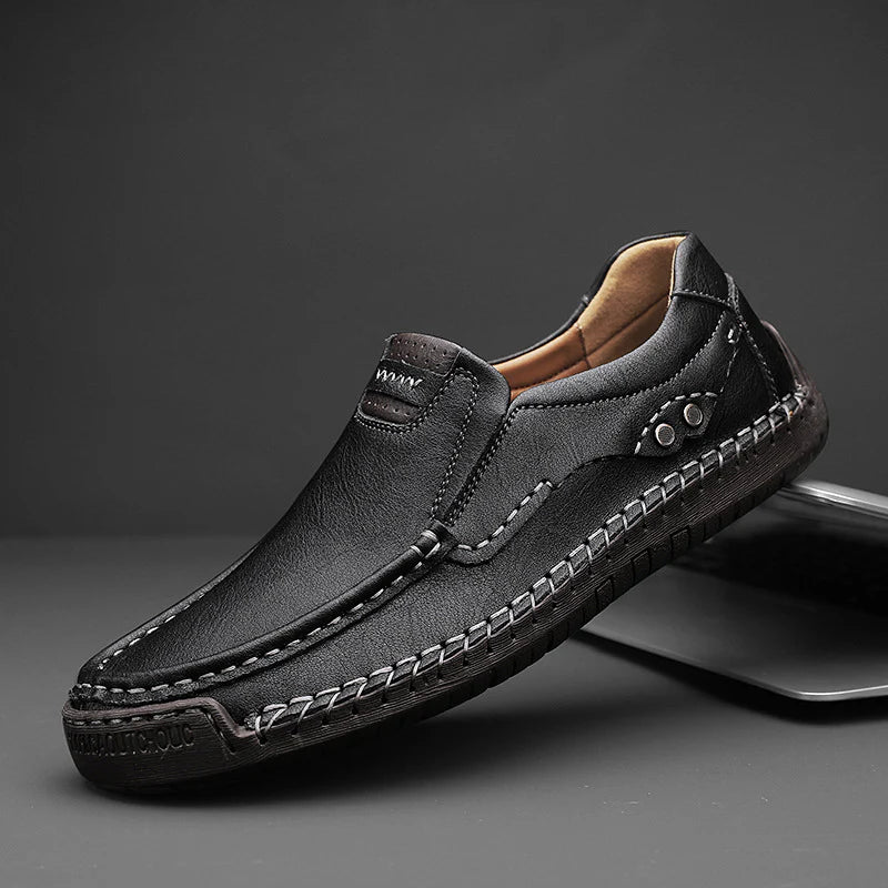 CRISTIANO GENUINE LEATHER LOAFERS