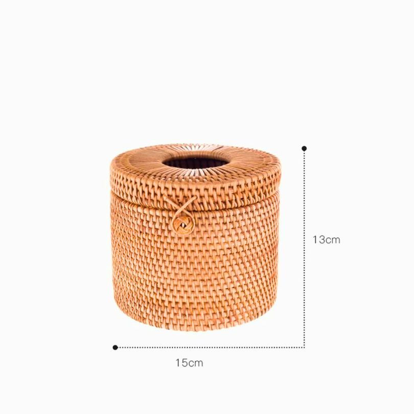 RATTAN TISSUE/NAPKIN BOX