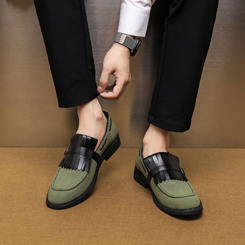 STEFANO SUEDE LOAFERS