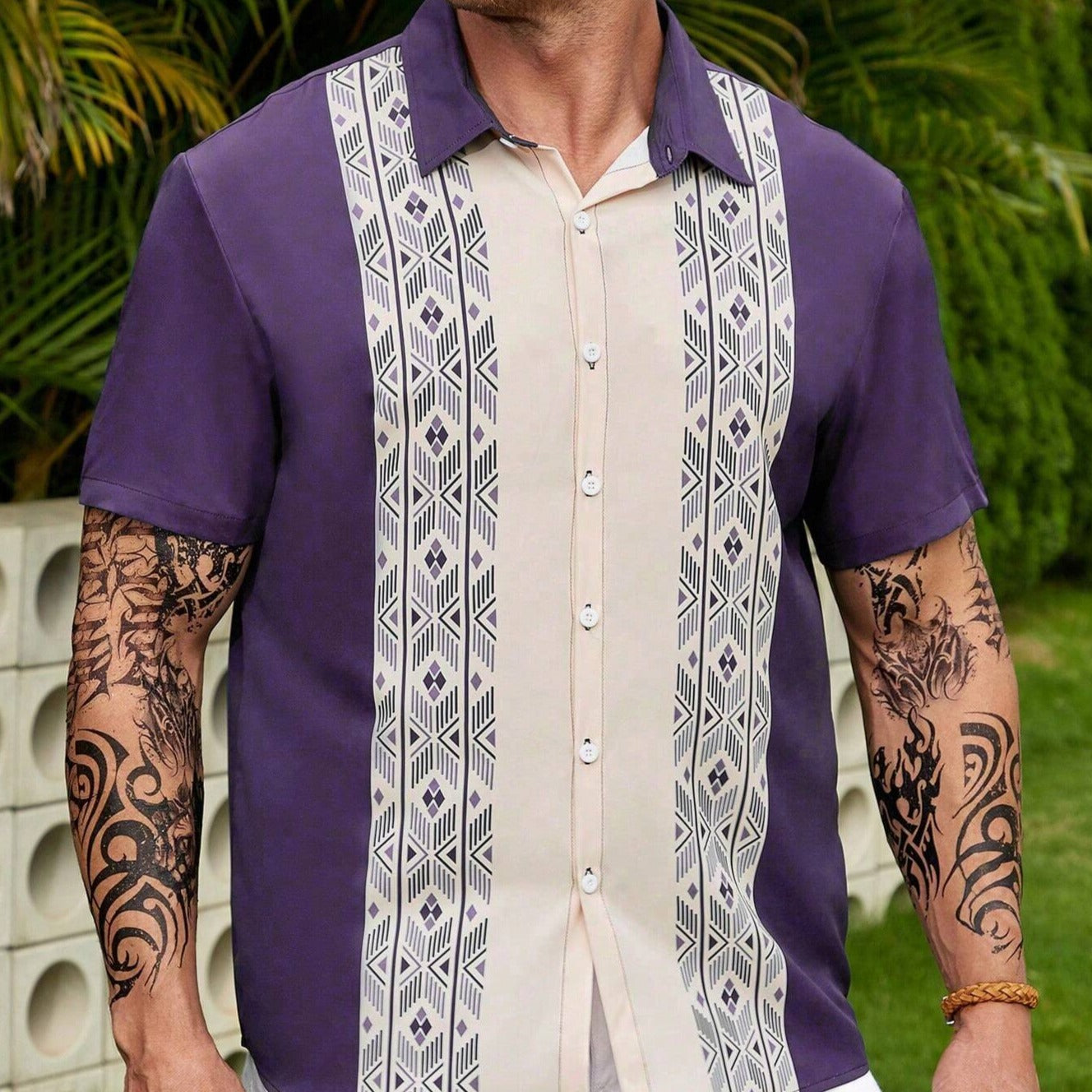 KOA AZTEC BUTTON-UP