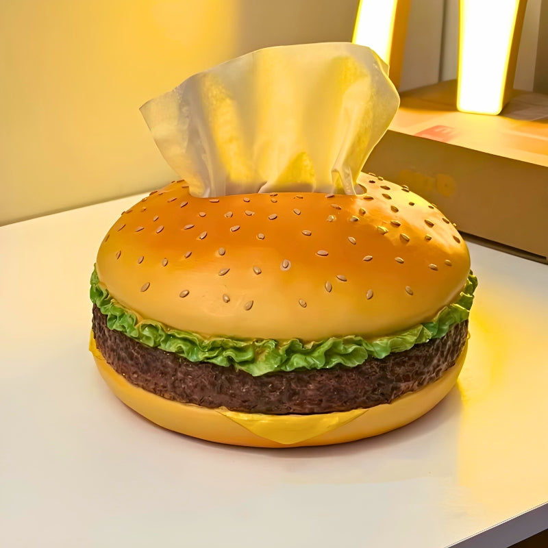 HAMBURGER TISSUE BOX