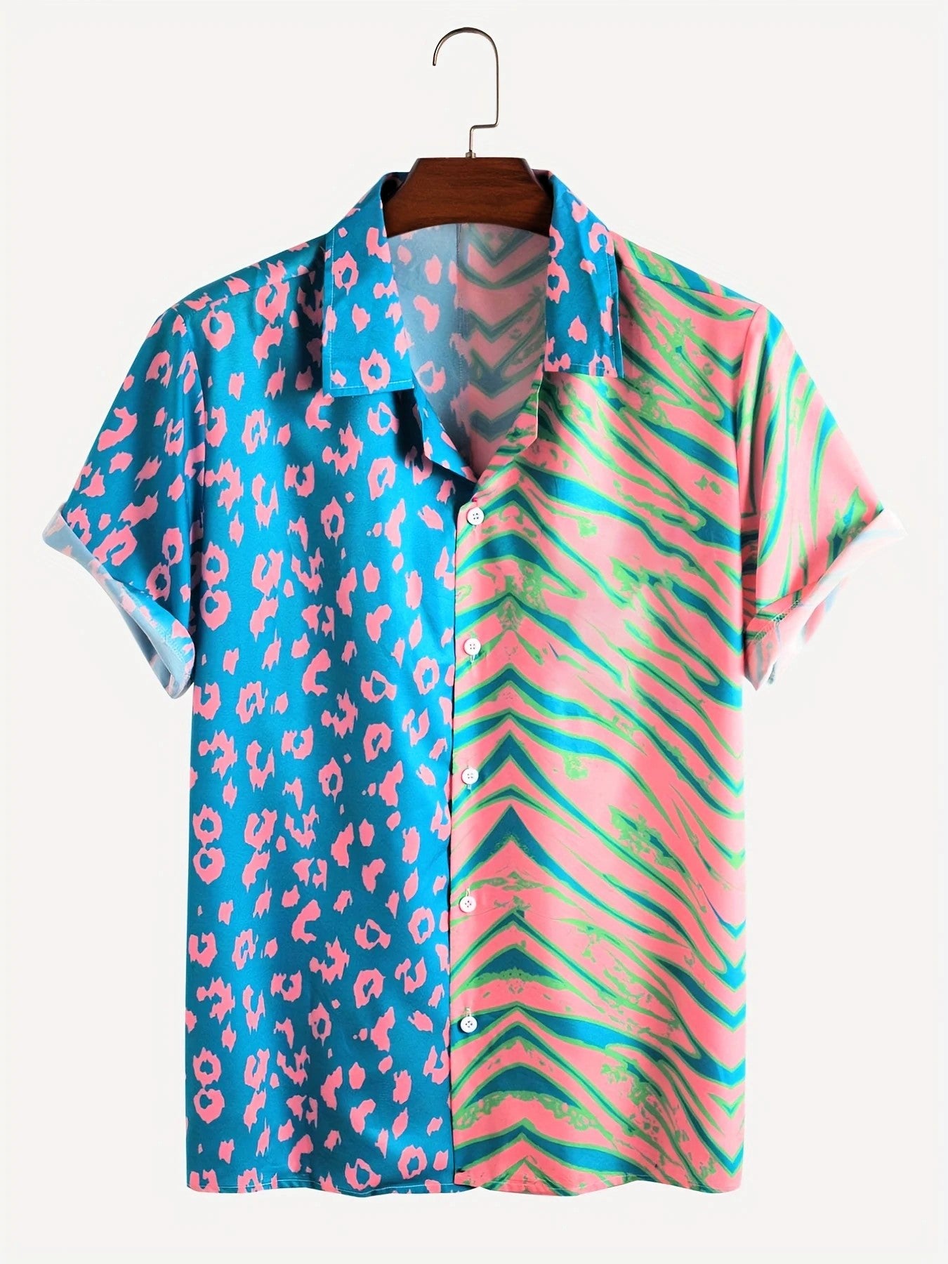 Coastline Retro Button-Up Shirt
