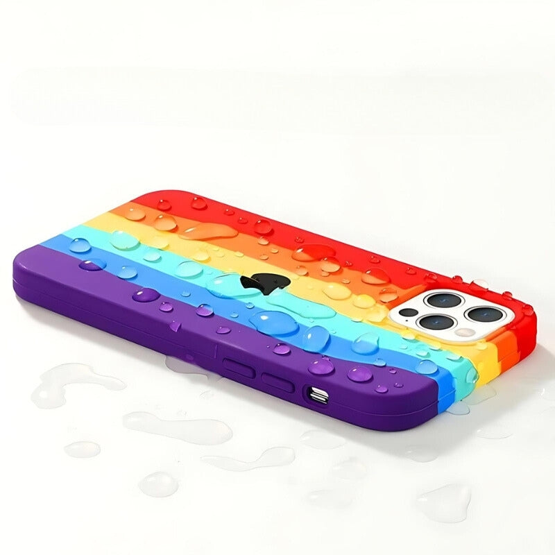 LIQUID RAINBOW PHONE CASE