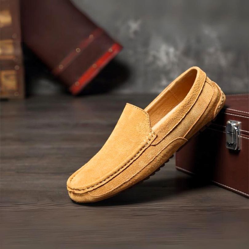GIALLO LEATHER LOAFERS