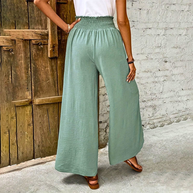 LUNA FLOW SPLIT-LEG PANTS