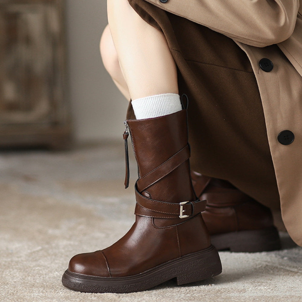 SIENNA BUCKLE BOOTS