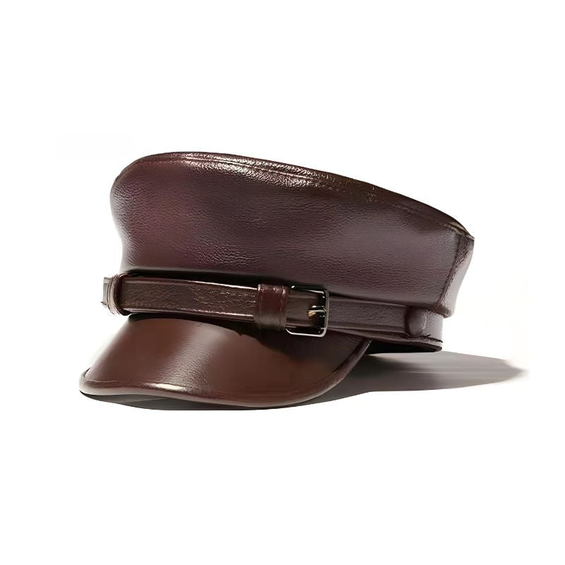 AIRHEART LEATHER CABBIE HAT