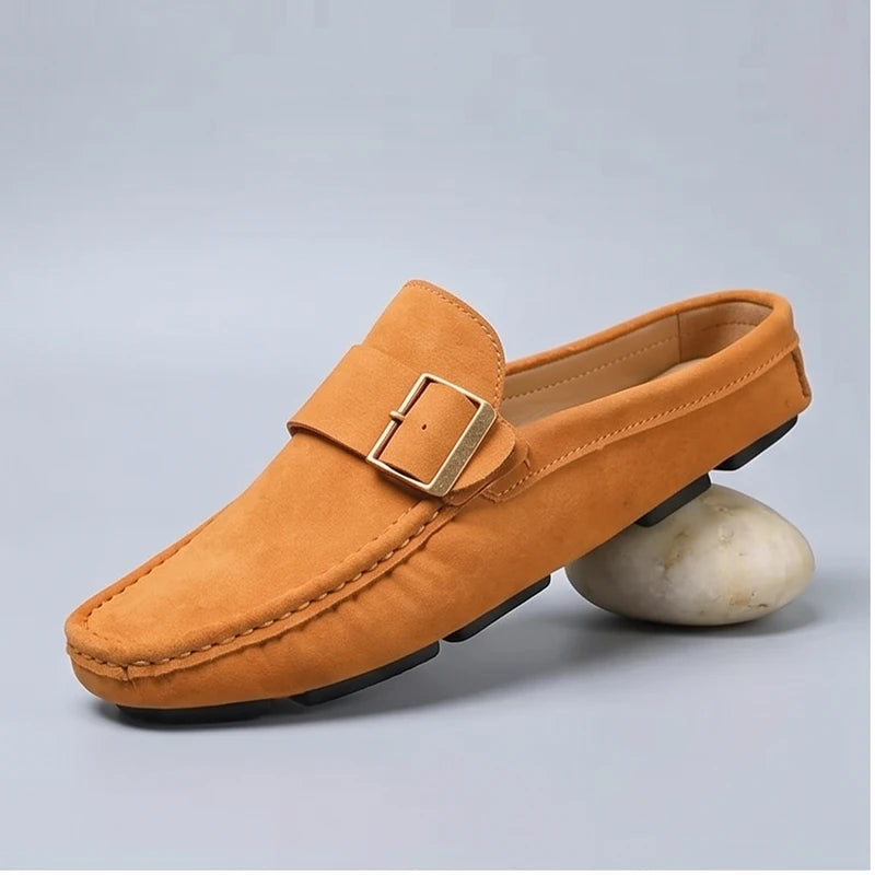 Brown Corbeau Genuine Leather Slip-On Loafers product photo