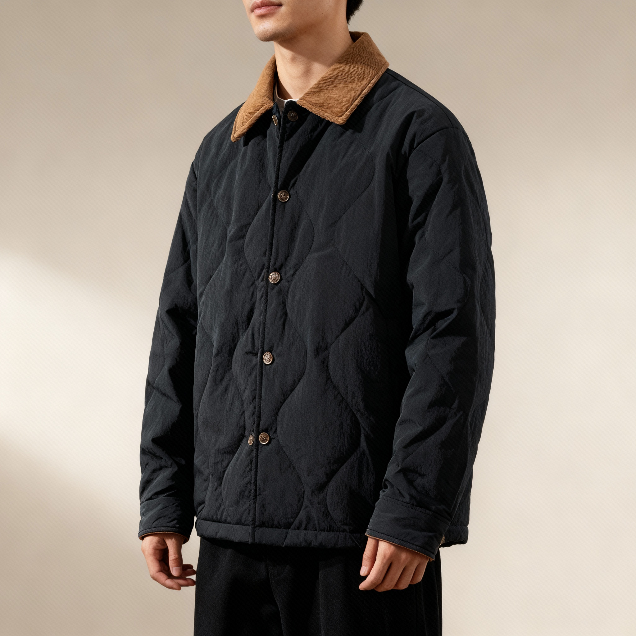 Calden Corduroy Quilted Jacket