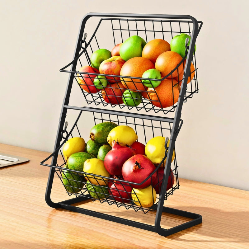 DETACHABLE 2-TIER ORGANIZATION BASKETS