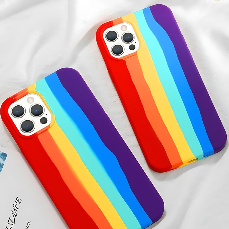 LIQUID RAINBOW PHONE CASE