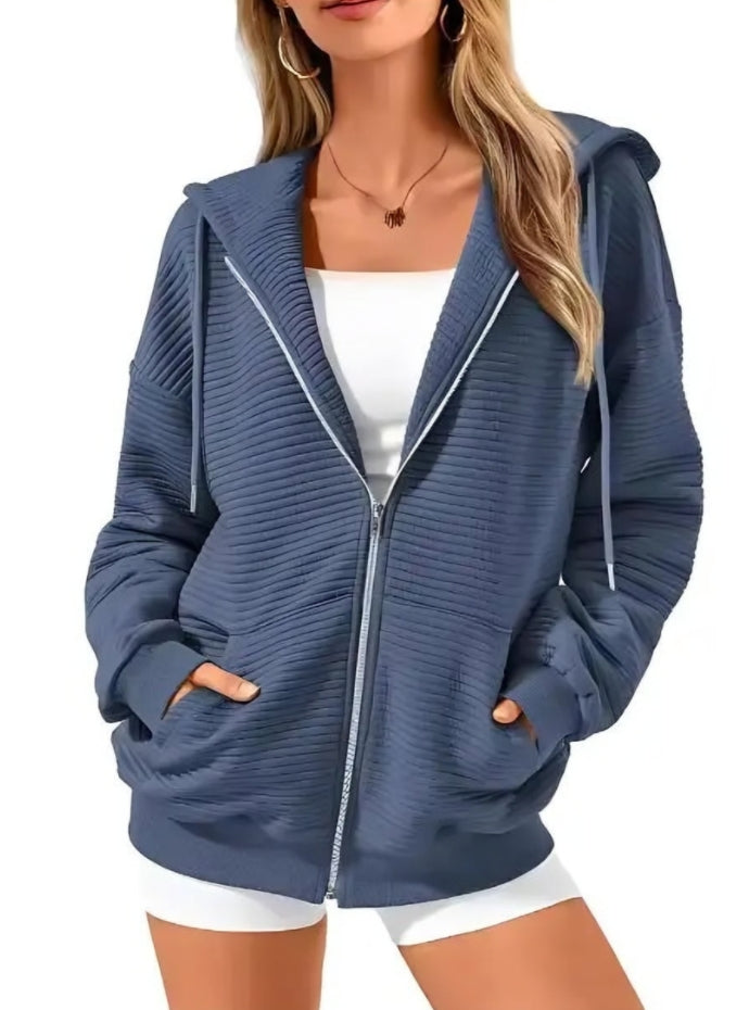 FLEECE CLOUD ZIP-UP HOODIE