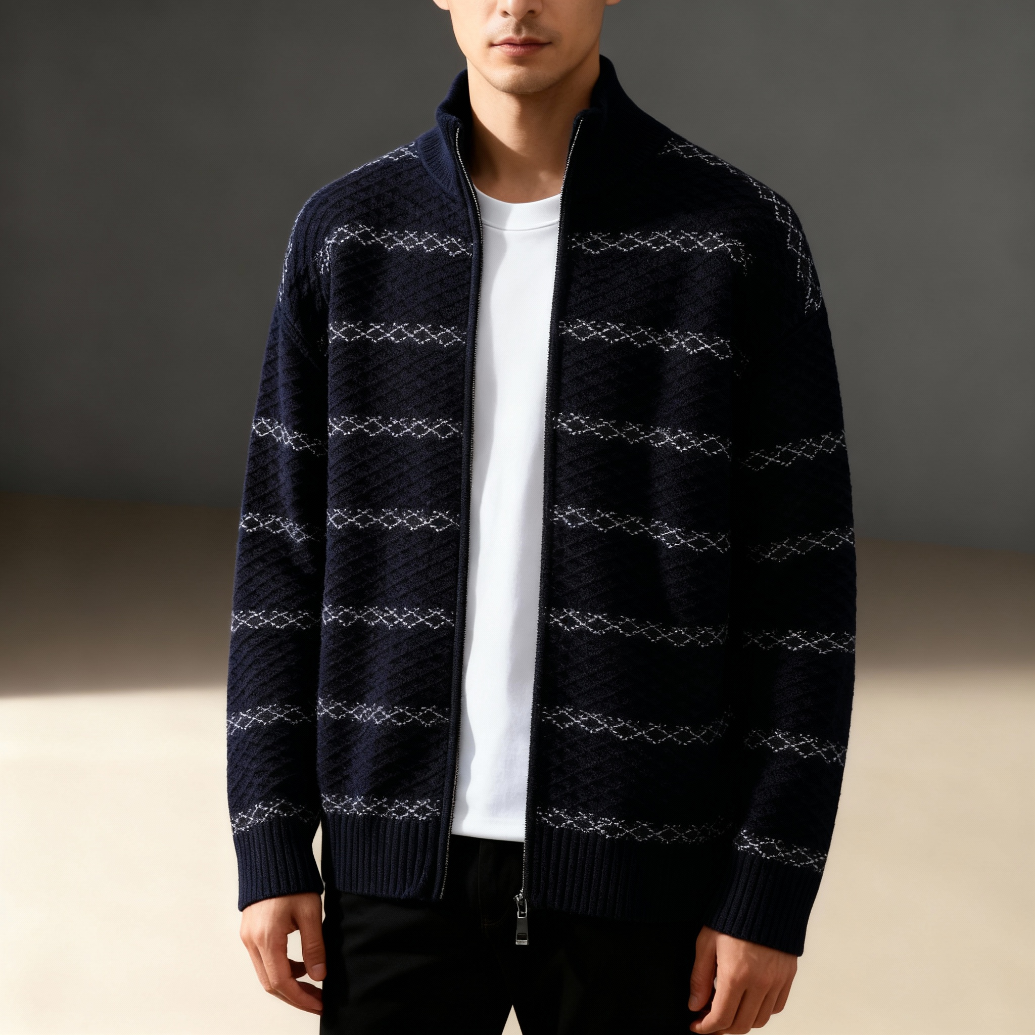 Holloway Zip-Up Cardigan