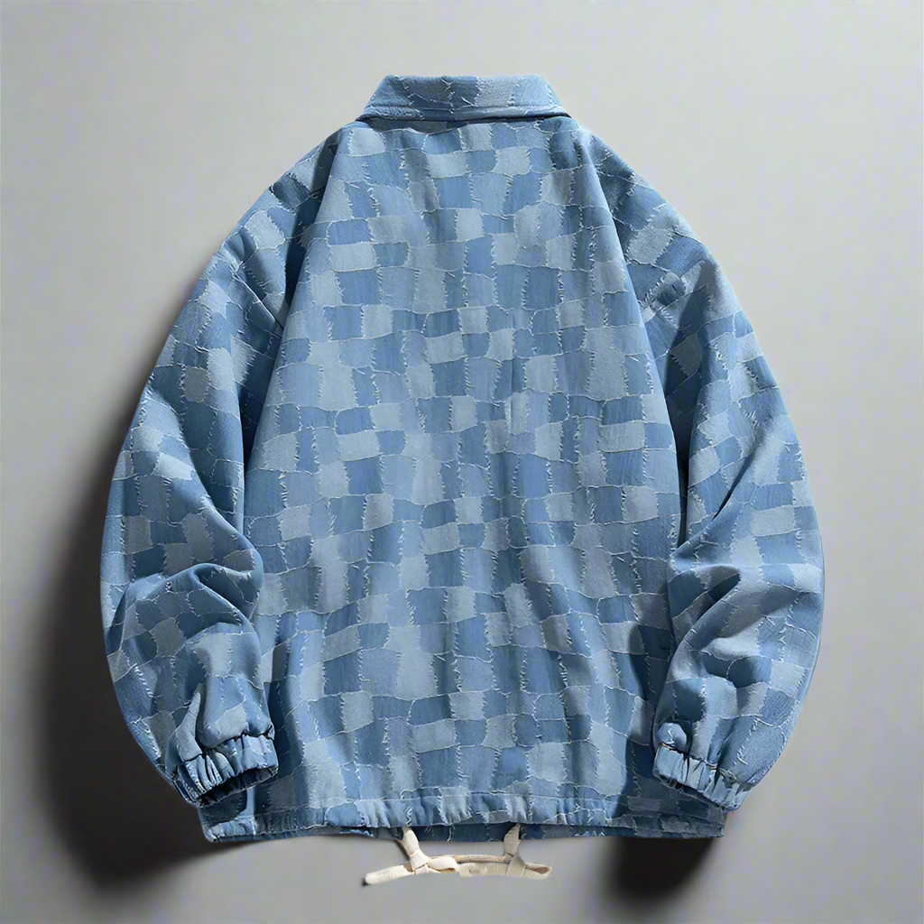 Carter Checkered Denim Jacket