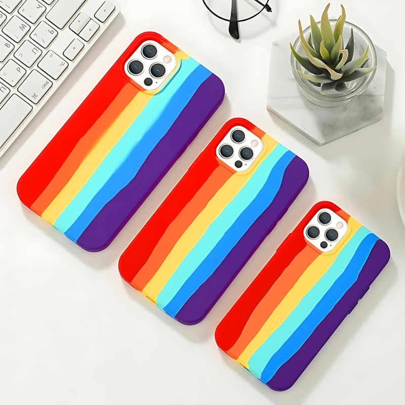 LIQUID RAINBOW PHONE CASE