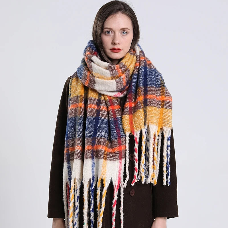 CASHMERE FRINGE SCARF