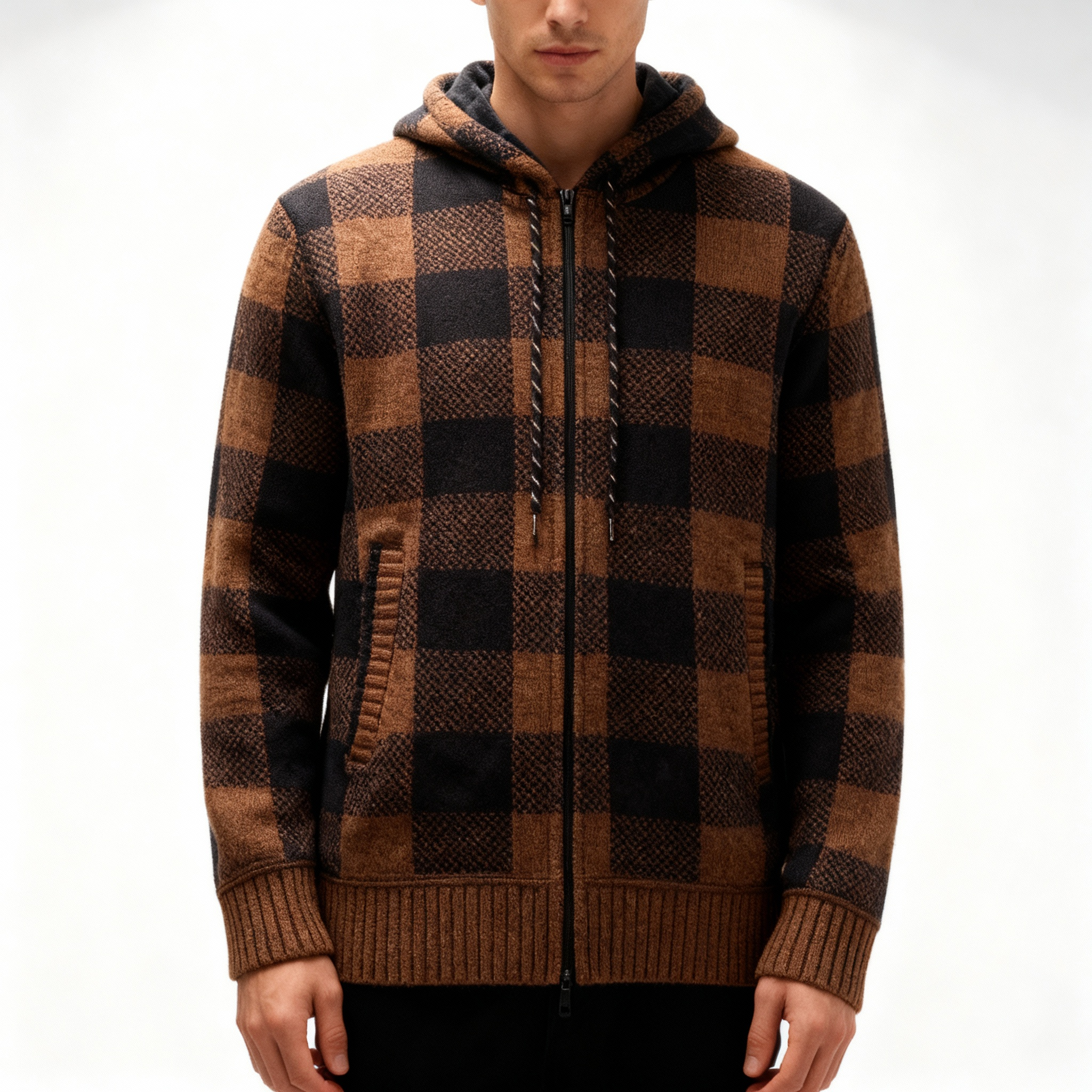 Hawthorn Plaid Fleece Hoodie