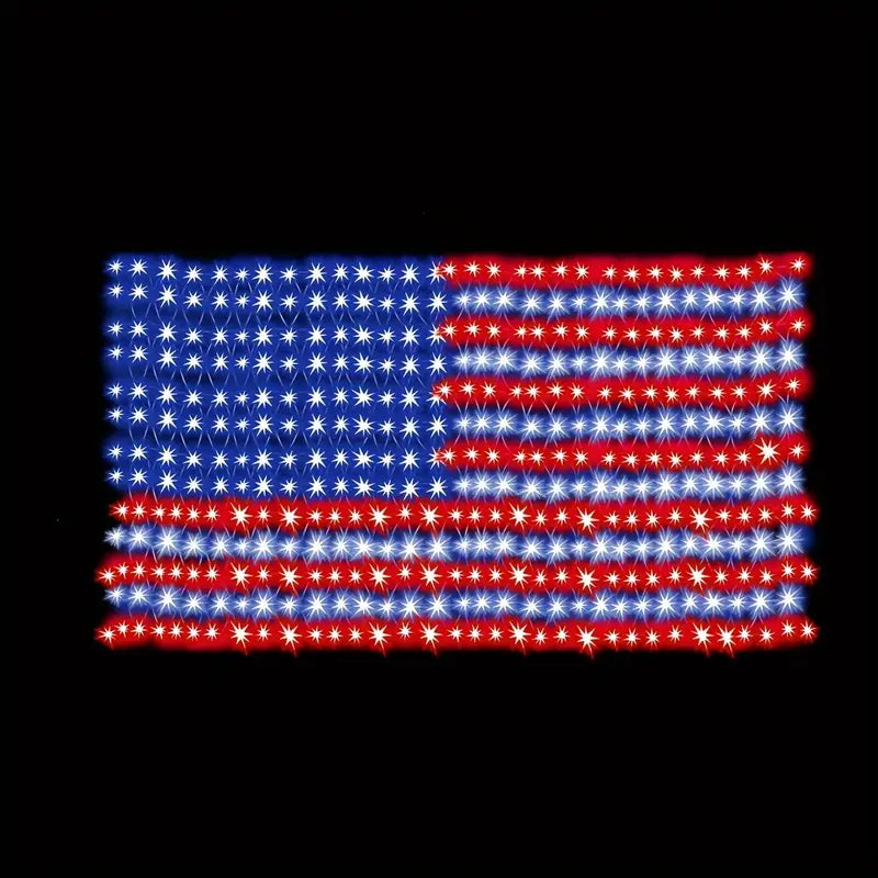 AMERICAN FLAG LED DECORATION