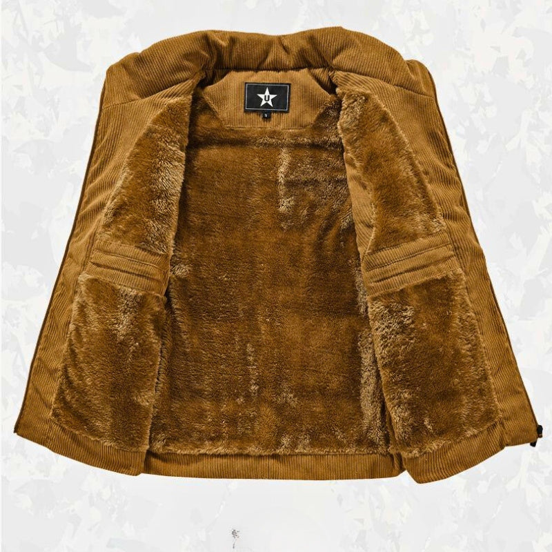 WOODLAND SHERPA CORDUROY VEST