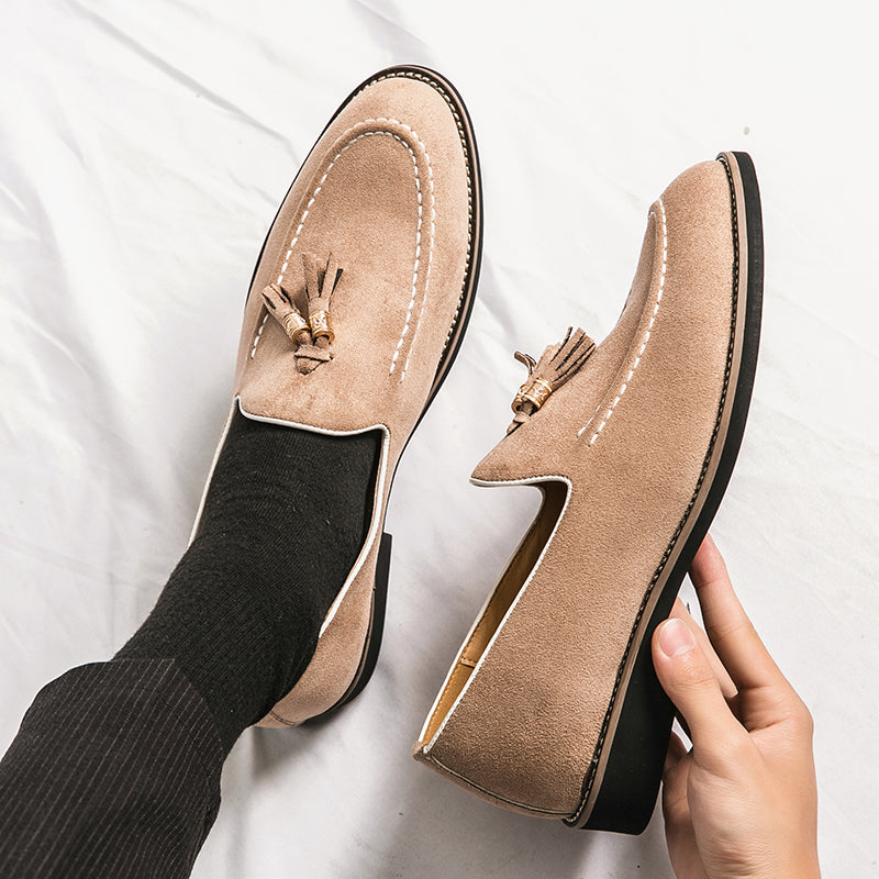 OXFORD SUEDE TASSEL LOAFER