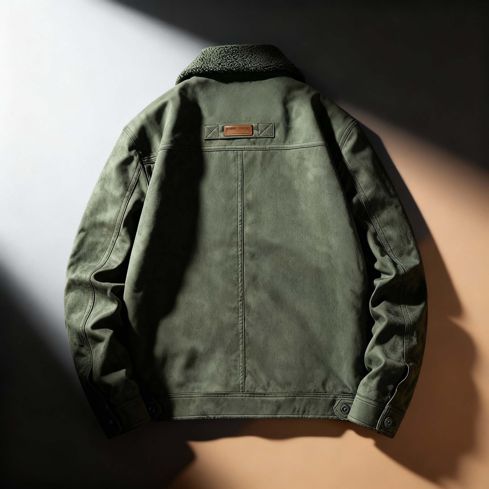 Hudson Fleece-Lined Suede Jacket