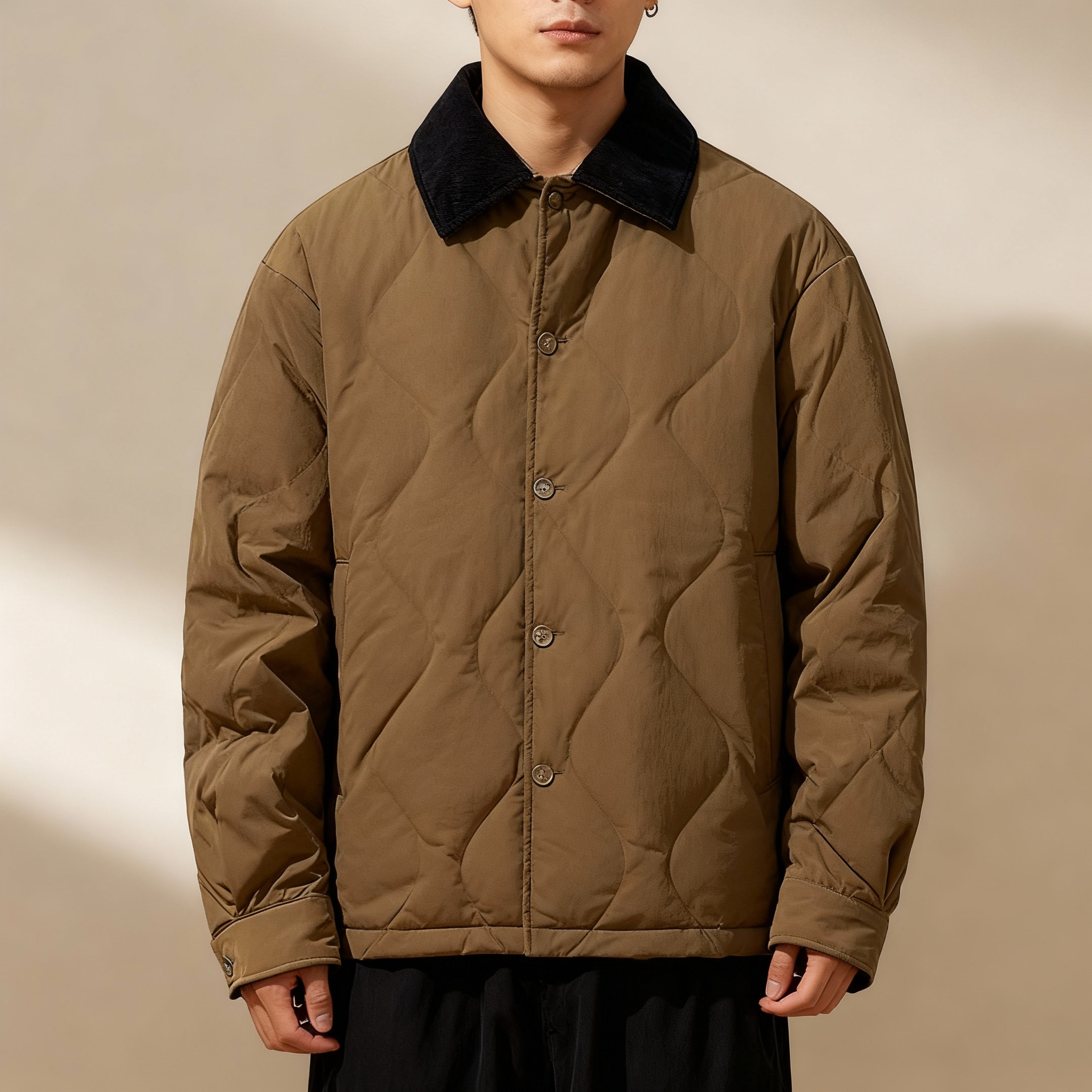 Calden Corduroy Quilted Jacket