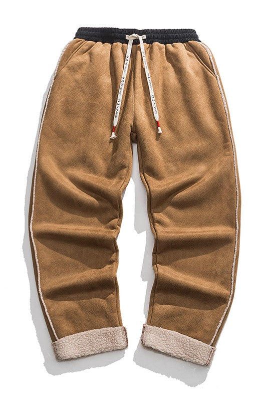 SAPPORO FUR-LINED SWEATPANTS