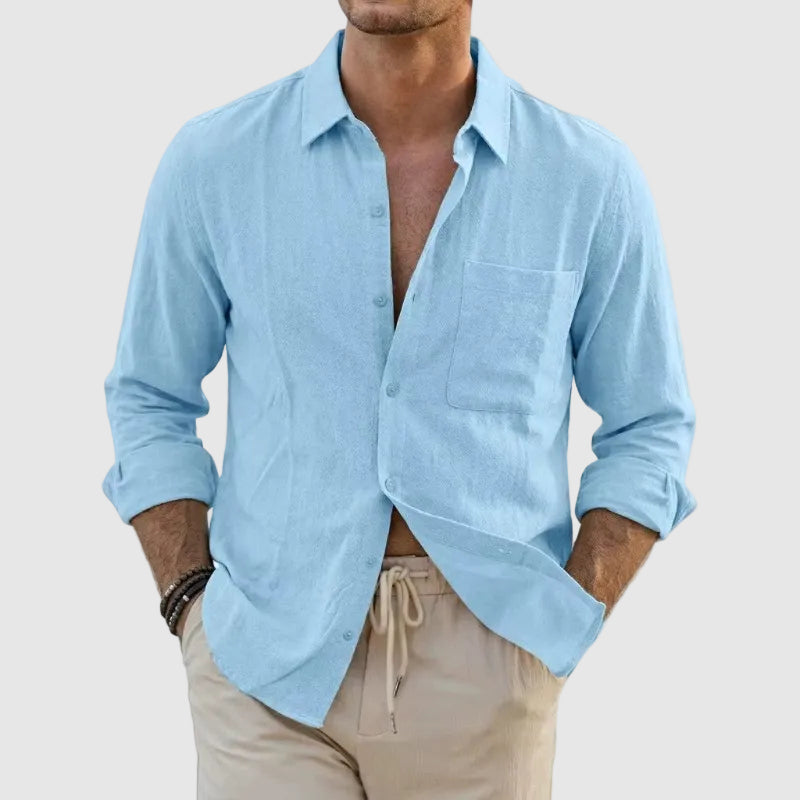 Grayson Linen Button-Up Shirt