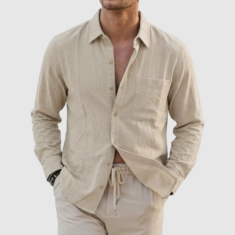 Grayson Linen Button-Up Shirt