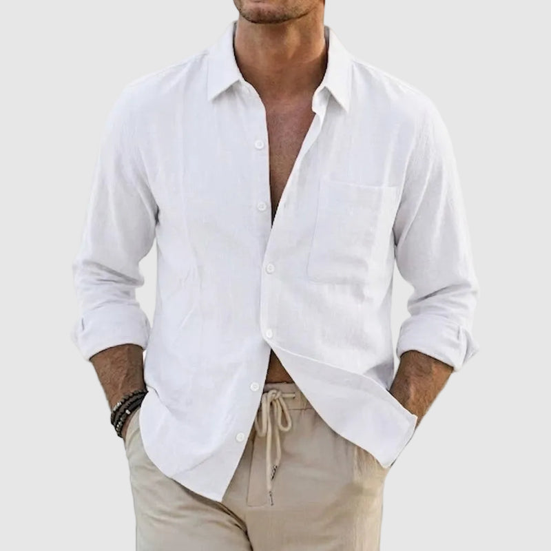 Grayson Linen Button-Up Shirt