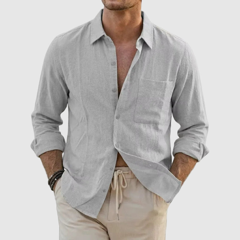 Grayson Linen Button-Up Shirt