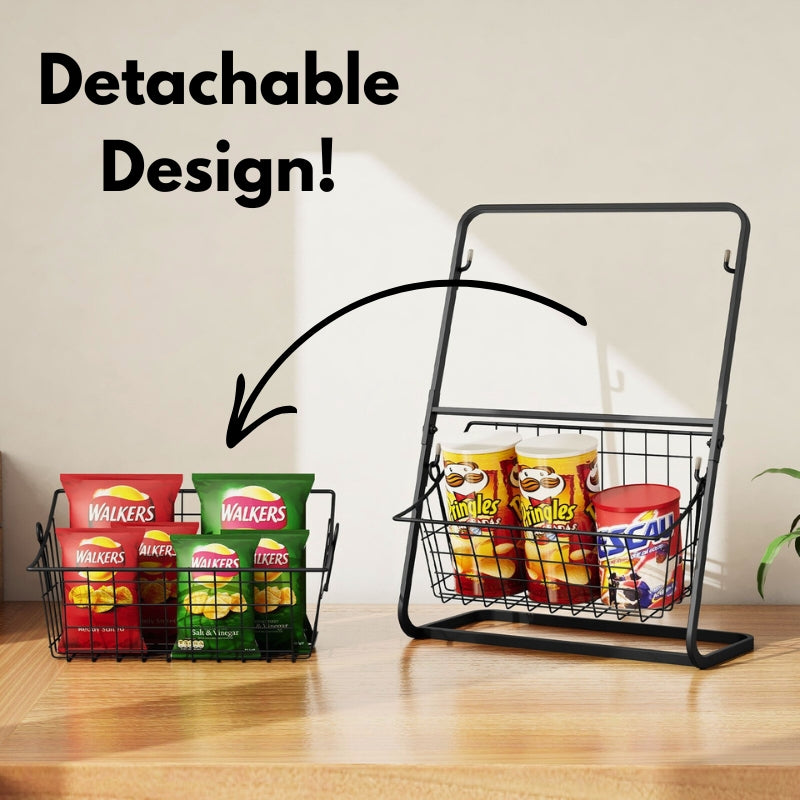 DETACHABLE 2-TIER ORGANIZATION BASKETS