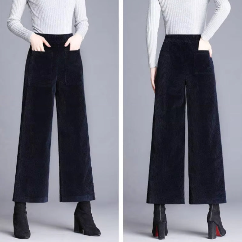 SOFT FLARE CORDUROY PANTS