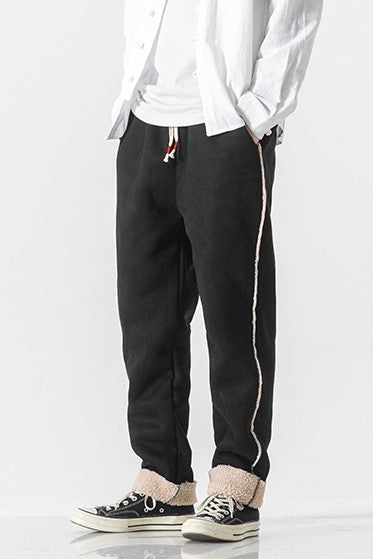 SAPPORO FUR-LINED SWEATPANTS