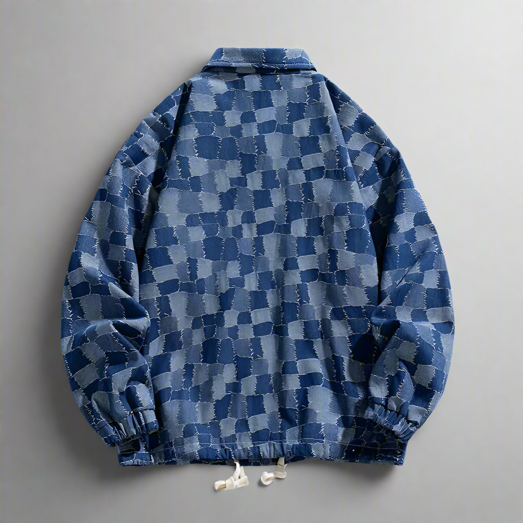 Carter Checkered Denim Jacket