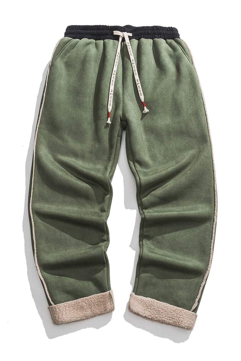 SAPPORO FUR-LINED SWEATPANTS