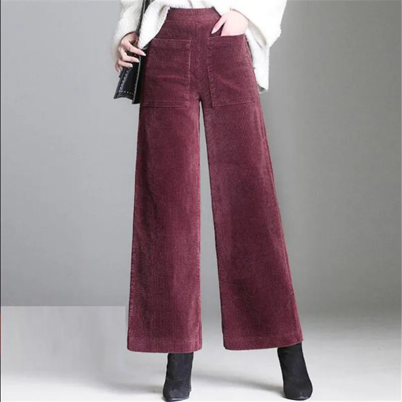 SOFT FLARE CORDUROY PANTS