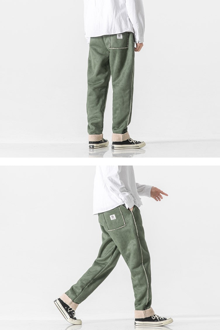 SAPPORO FUR-LINED SWEATPANTS