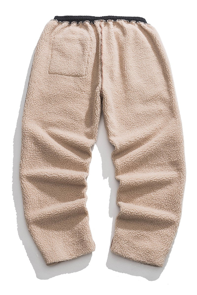 SAPPORO FUR-LINED SWEATPANTS