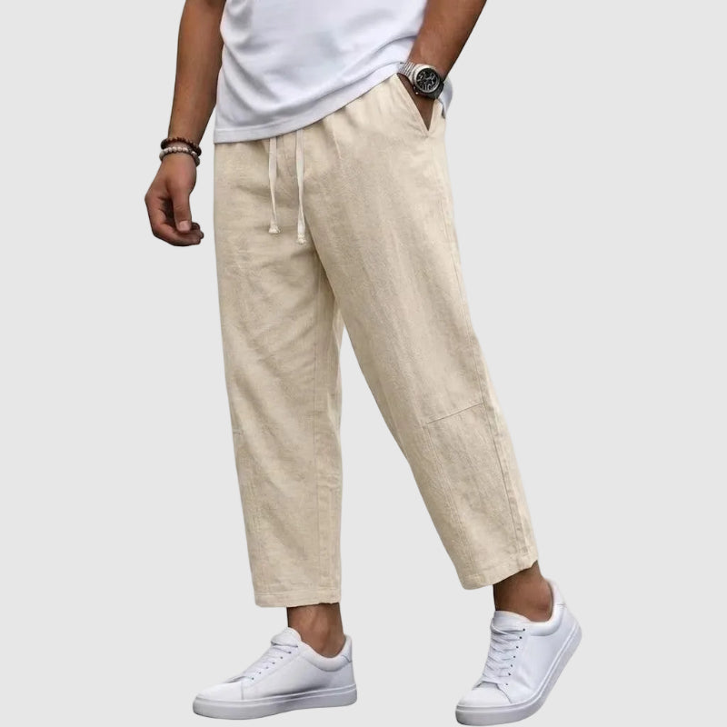 Ashwell Linen Drawstring Pants