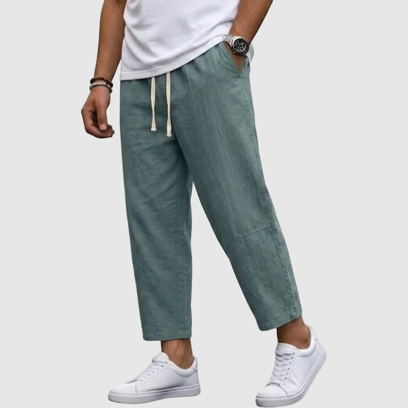 Ashwell Linen Drawstring Pants