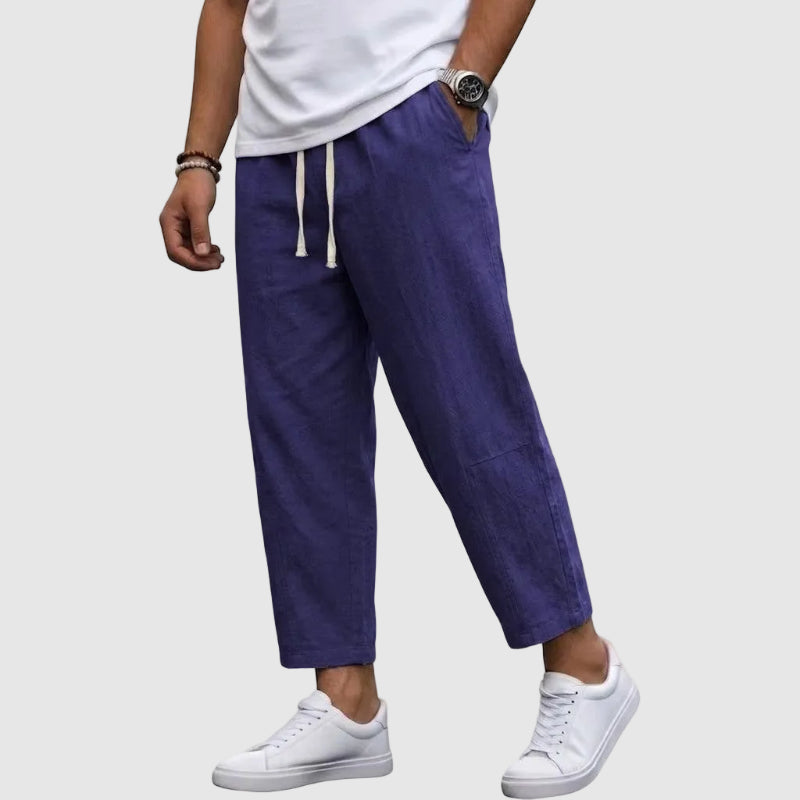 Ashwell Linen Drawstring Pants
