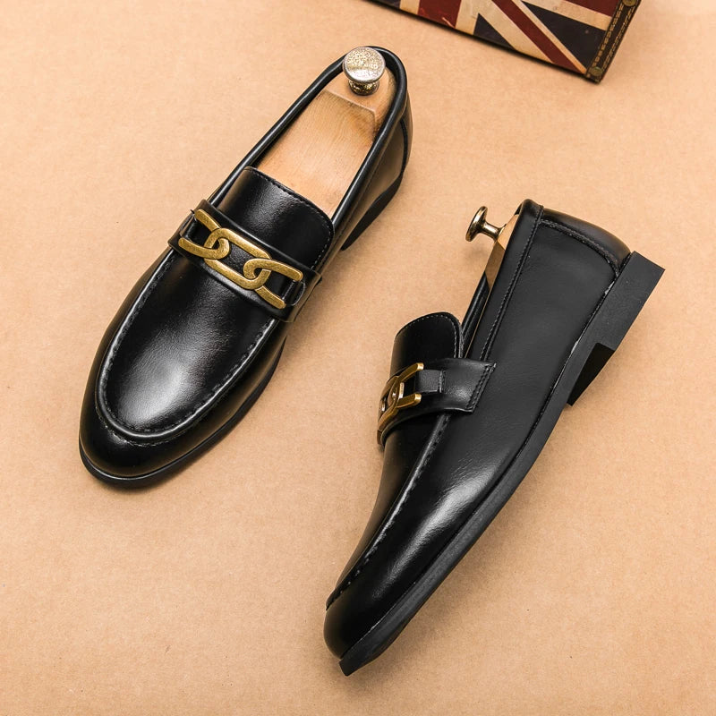Hunter Leather Slip-On Loafers