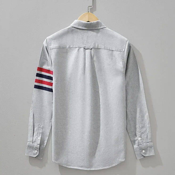 Bardwell Striped Sleeve Button-Up Shirt