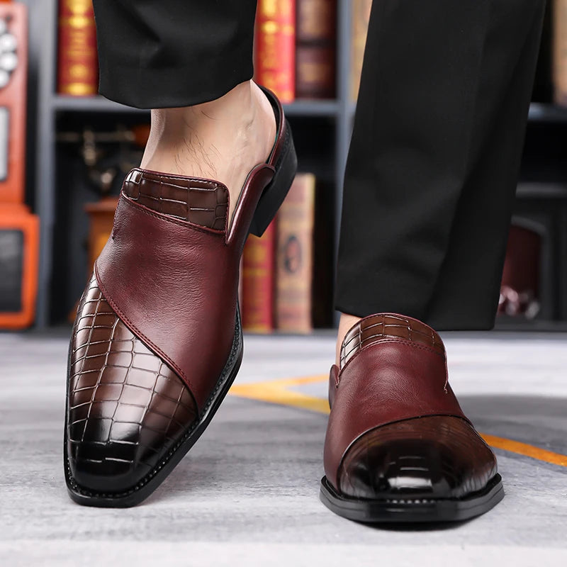 Silvano Genuine Leather Slides