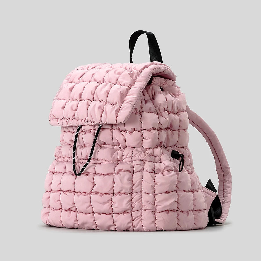 QUILTED PUFFER BACKPACK